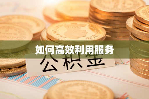 江川如何高效利用服务