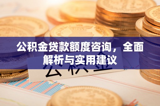 江川公积金贷款额度咨询，全面解析与实用建议